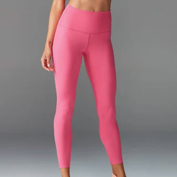 Tavi High Waisted 7/8 Tight Leggings in Hot Pink - Picture 1 of 4